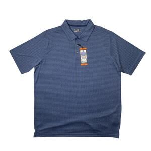 Bolle Shirt Mens XXL Mood Indigo Short Sleeve Performance Polo Short Sleeve